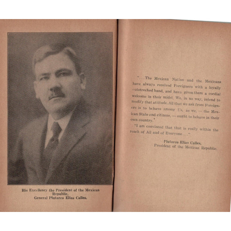 An Inquiry On Mexico. Mexico City 1926 [ Oil Regulation]
