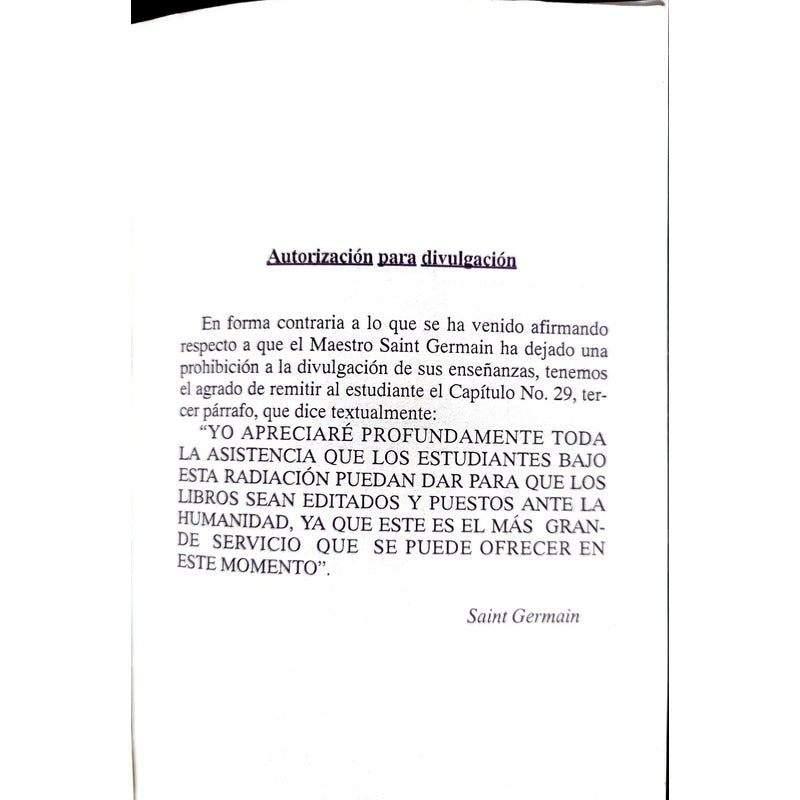 El Libro De Oro De Saint Germain Reglamentos Divinos