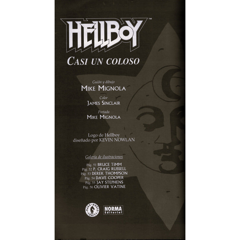 Hellboy: Casi Un Coloso. Mike Mignola, España 1998 (1a)