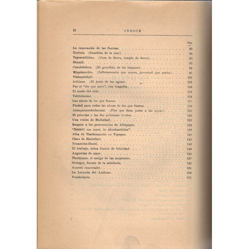 Maravillas D Altepepam -leyendas Prehispanicas- Mexico 1946