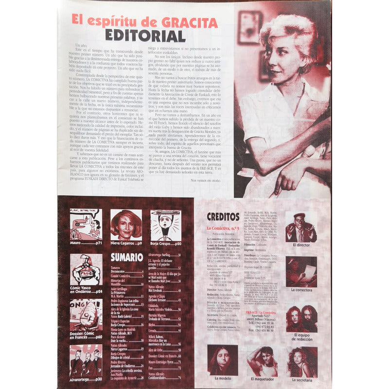 La Comíctiva #5. Asociación Comic Euskadi 1995
