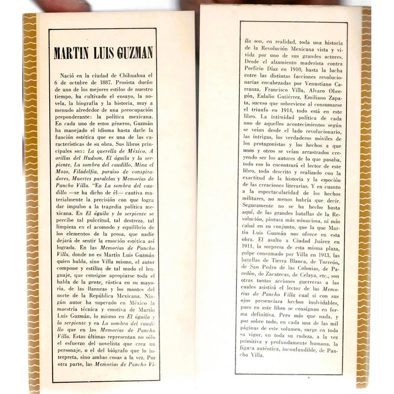 La Sombra Del Caudillo. Martin Luis Guzman, Mexico 1960