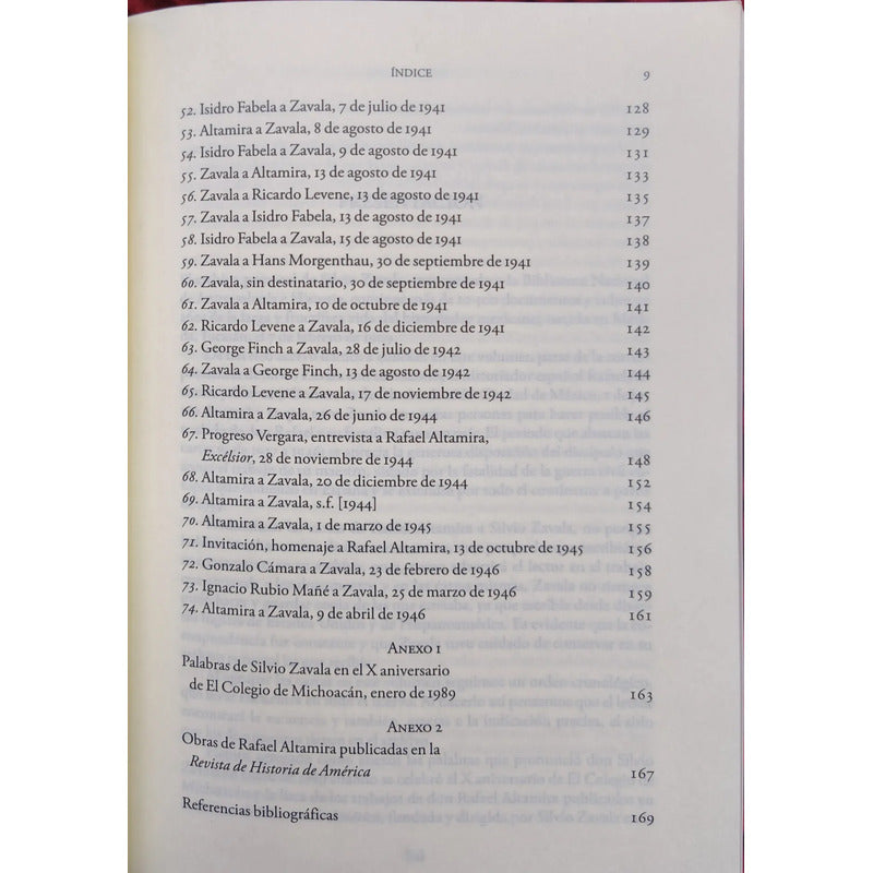 Exilio Politico Gratitud Intelectual Rafael Altamira 1937-46