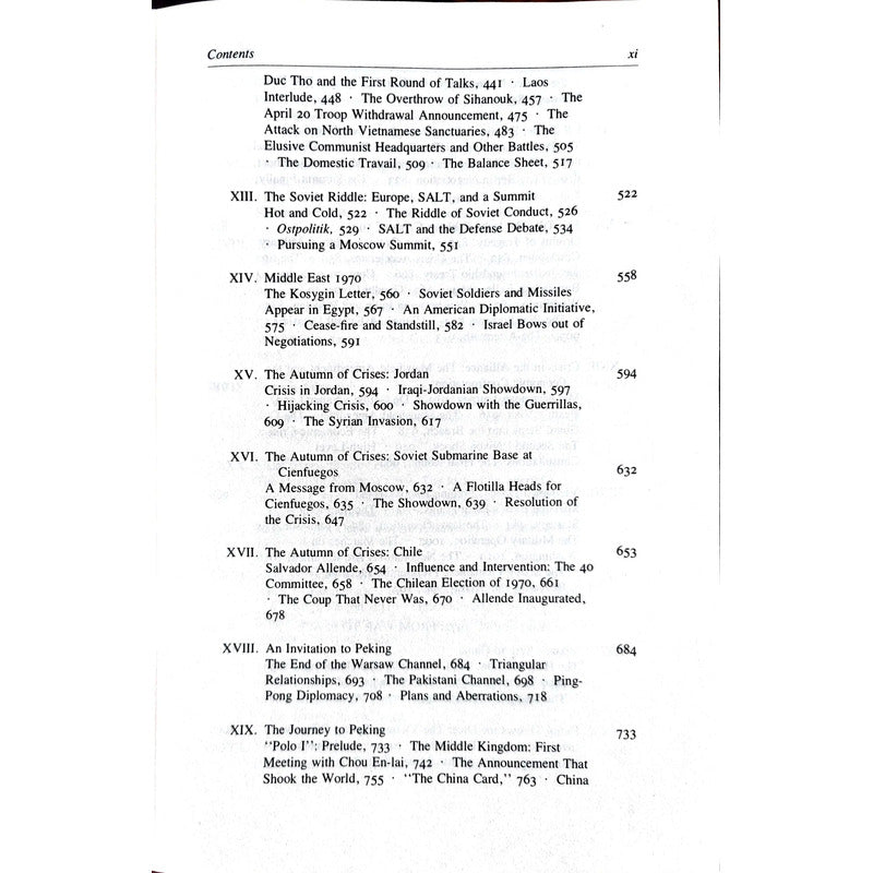White House Years Henry Kissinger Top Secret China