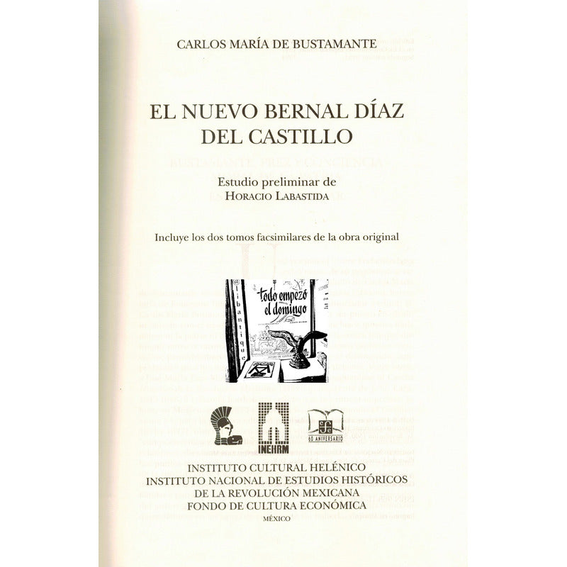 Nuevo Bernal Diaz... (2 V.) Carlos Maria De Bustamante, 1994