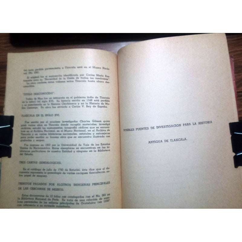Libros Ineditos, Raros Y Desconocidos De Tlaxcala, 1968