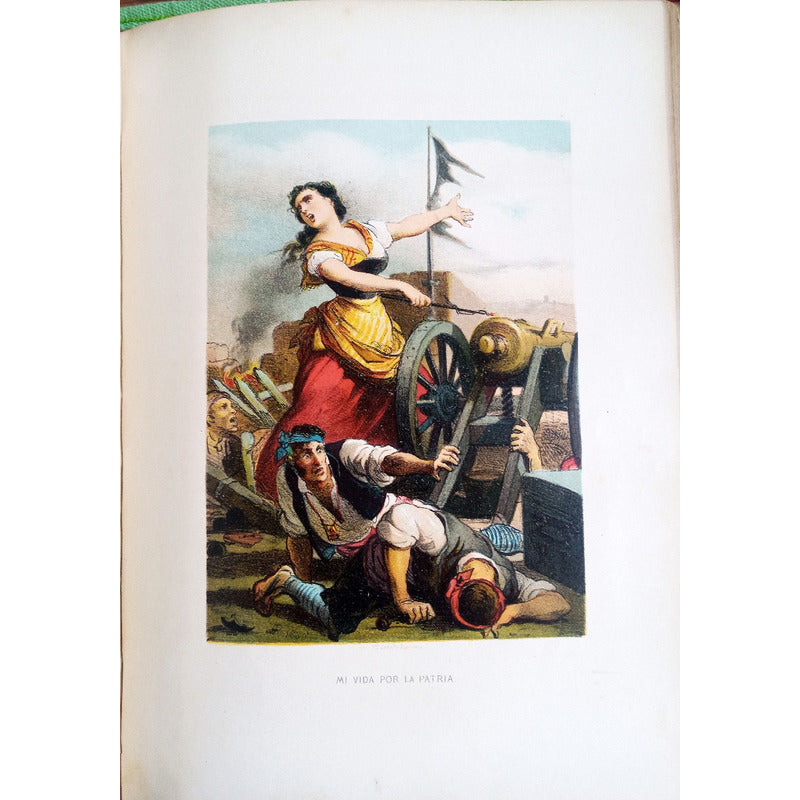 La Mujer Y El Amor -1 De 2-. España 1881 [cromolitografias]