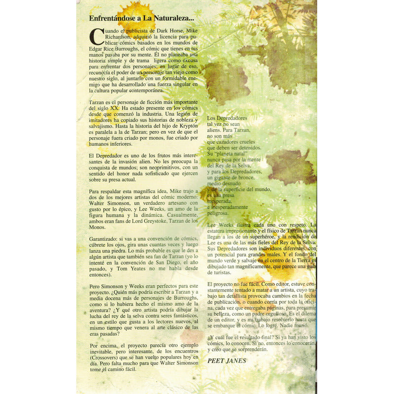 Tarzan Versus Depredador En El Centro De La Tierra