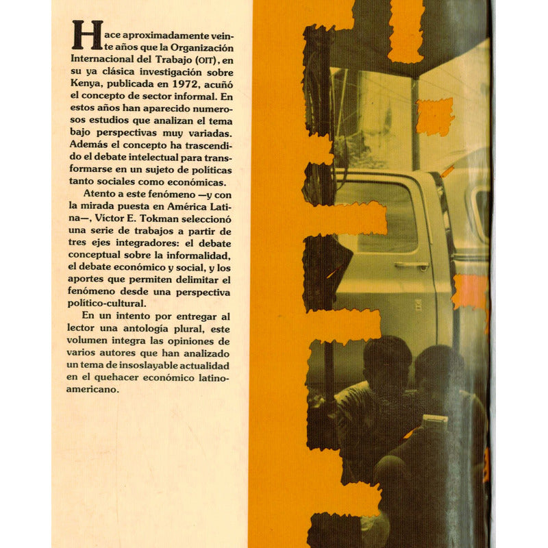 Sector Informal America Latina. V E Tokman, Mexico 1995