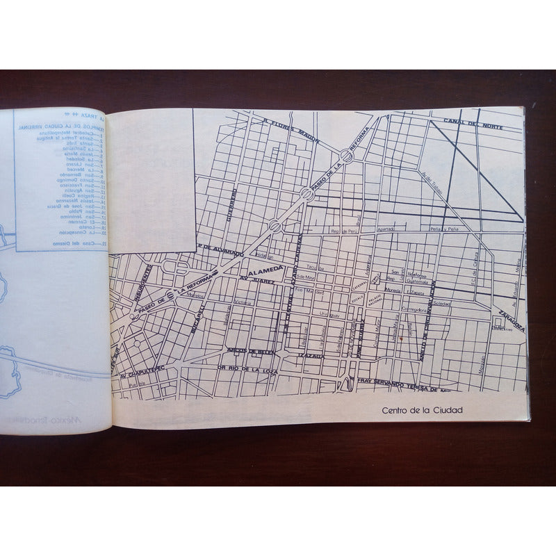 Centro Historico De La Ciudad De Mexico (mapas). 1982