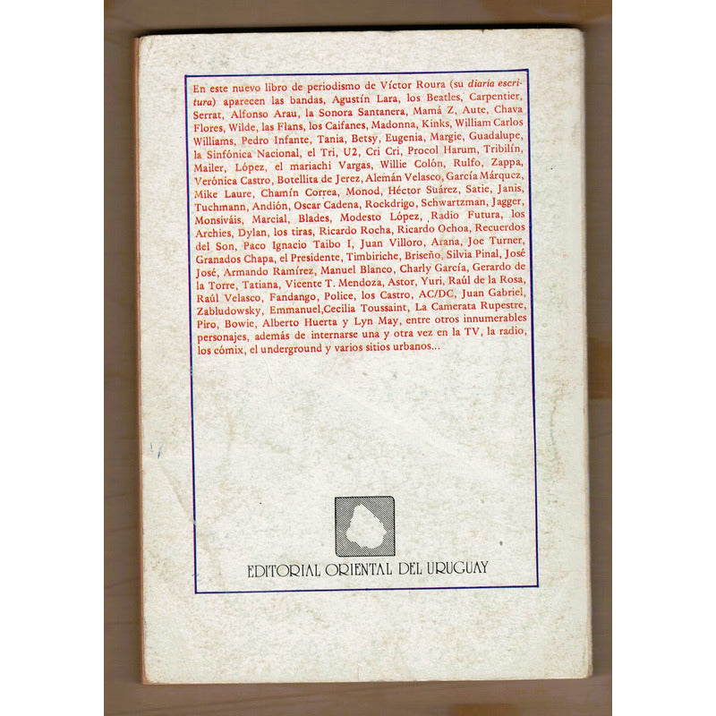 Diaria Escritura. Victor Roura, Autografo (1a)