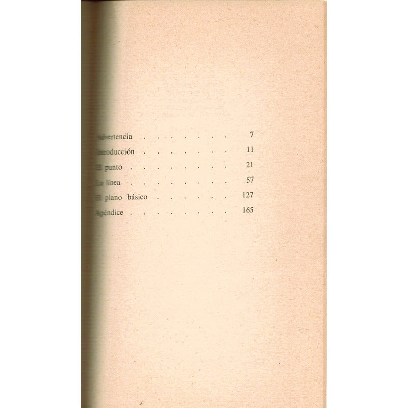 Punto Y Linea Sobre El Plano. Kandinsky, España 1970