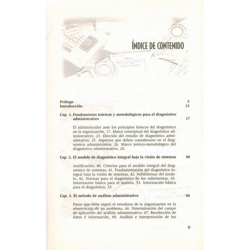 Diagnostico Administrativo. Martinez Chavez, Mexico 1999