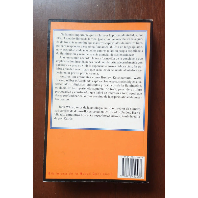 Que Es La Iluminación, Senda Espiritual. Editorial Kairos