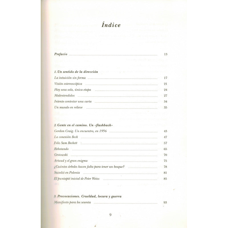 Mas Alla Del Espacio Vacio. Peter Brook, España 2001