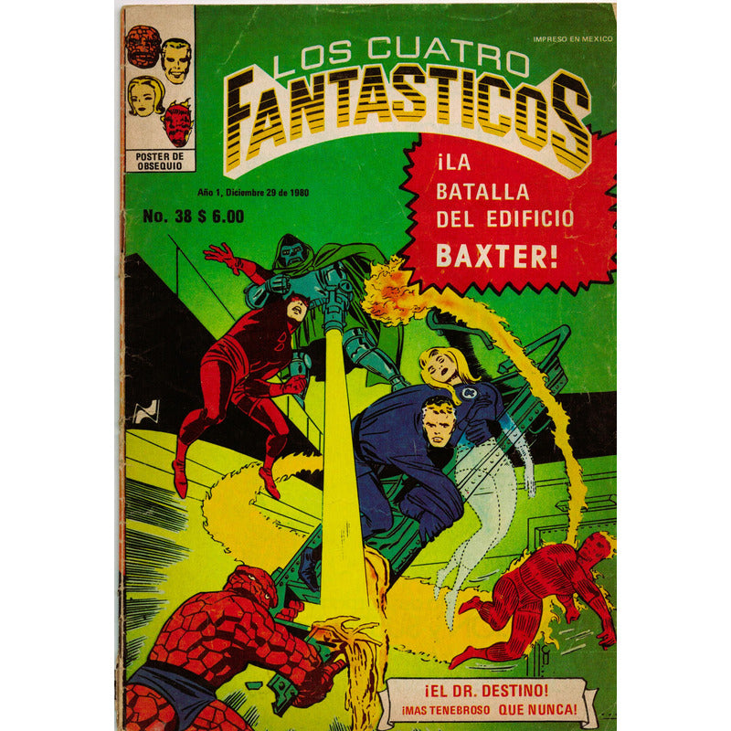 Los Cuatro Fantasticos # 38 Novedades 1980