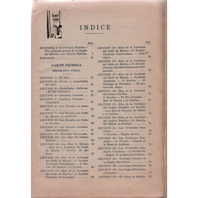 Geografia, Repubica Mexicana. Galindo Y Villa, Mexico 1932