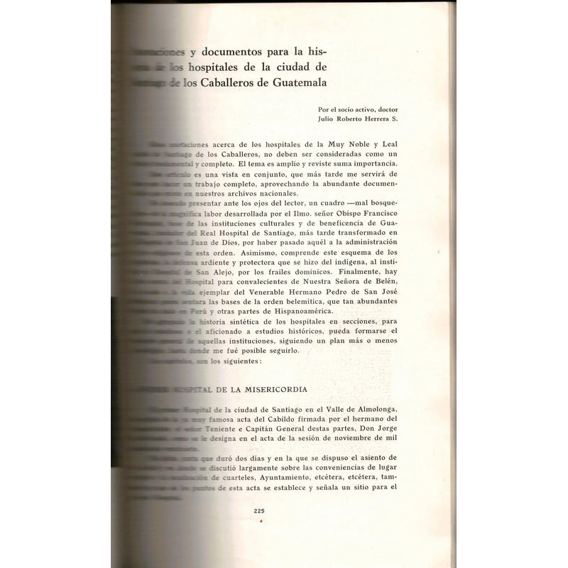 4o Centenario Fundacion Santiago D Caballeros Guatemala 1943