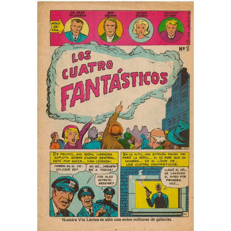 Los Cuatro Fantasticos # 1 Novedades Ed. 1980