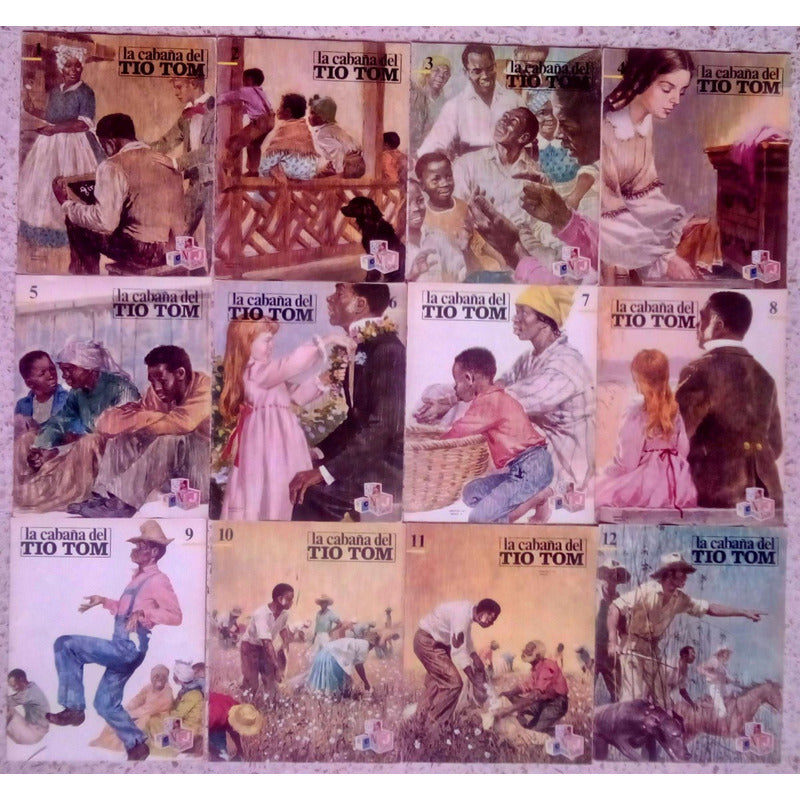 Cabaña Del Tio Tom, Novelas Juveniles Ilustrada Profusamente
