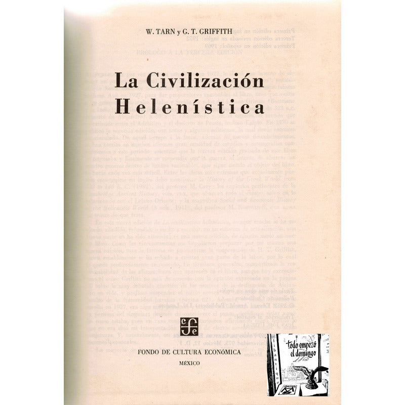 Civilizacion Helenistica. Griffith, Mexico 1969