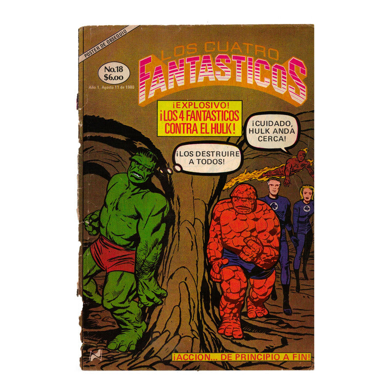 Los Cuatro Fantasticos # 18, Novedades Editores 1980