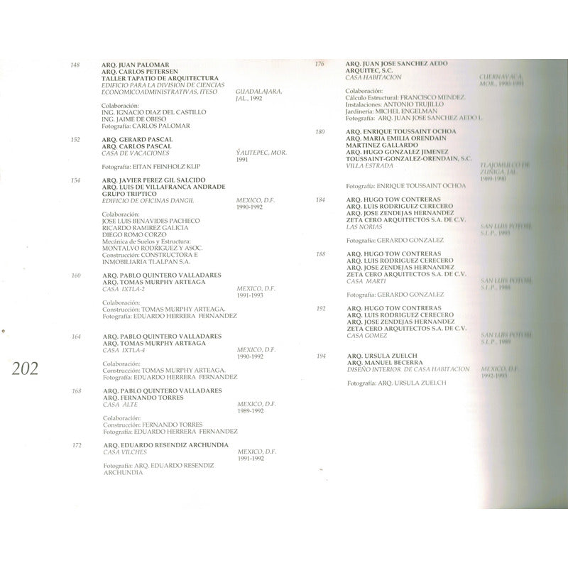 Jovenes Arquitectos Mexicanos. Ernesto Alva Martinez, 1993