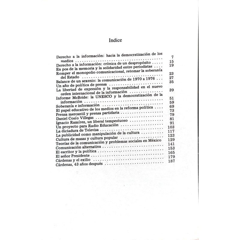 Comunicacion Y Politica Miguel Angel Granados Chapa