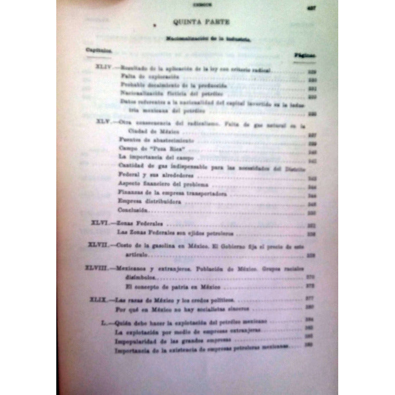 Bases Politica Petrolera Mexicana 1936. Jose S Noriega Epoca Testimonial