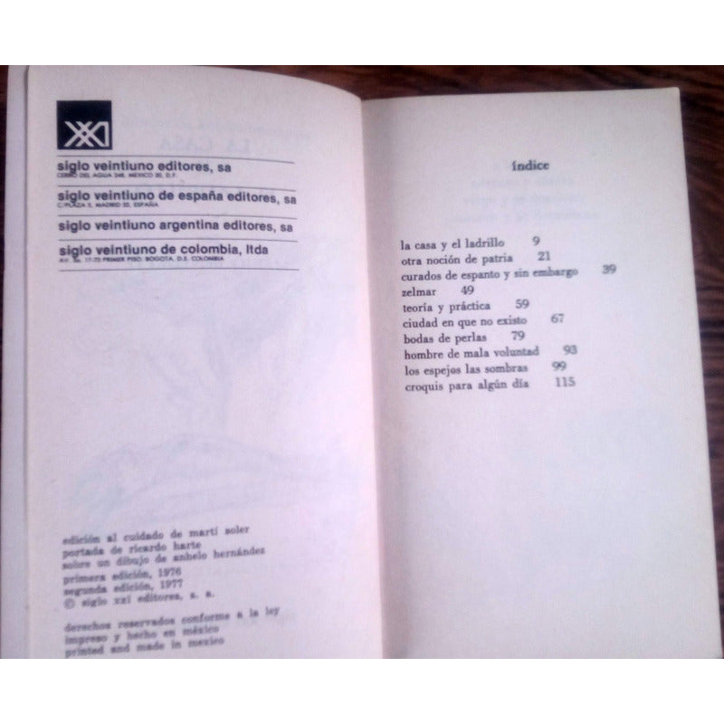 Casa_y_el Ladrillo. Mario Benedetti, S X X I Ed., 1977 (2a)