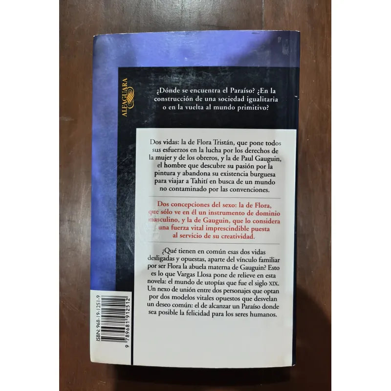 El Paraíso En La Otra Esquina. Mario Vargas Llosa (1a)
