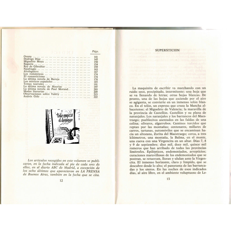 Critica De Años Cercanos. Azorin, España 1967 (articulos)