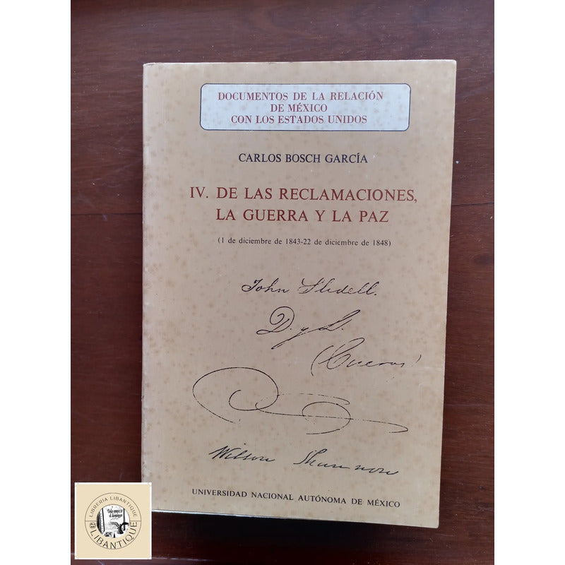 Documentos Relacion Mexico Estados Unidos (6v) Carlos Bosch