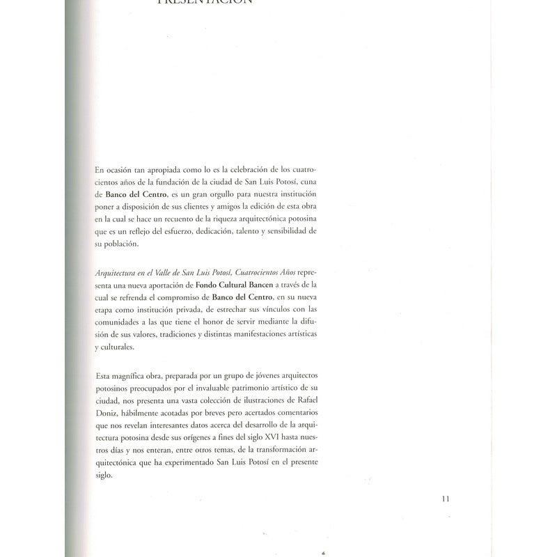 Arquitectura Valle De San Luis Potosi. Rojas Lorelli, 1992