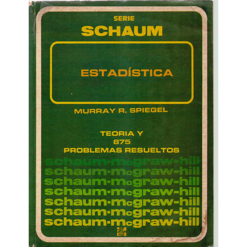 Estadistica. Murray R Spiegel, Manuales Schaum 1970
