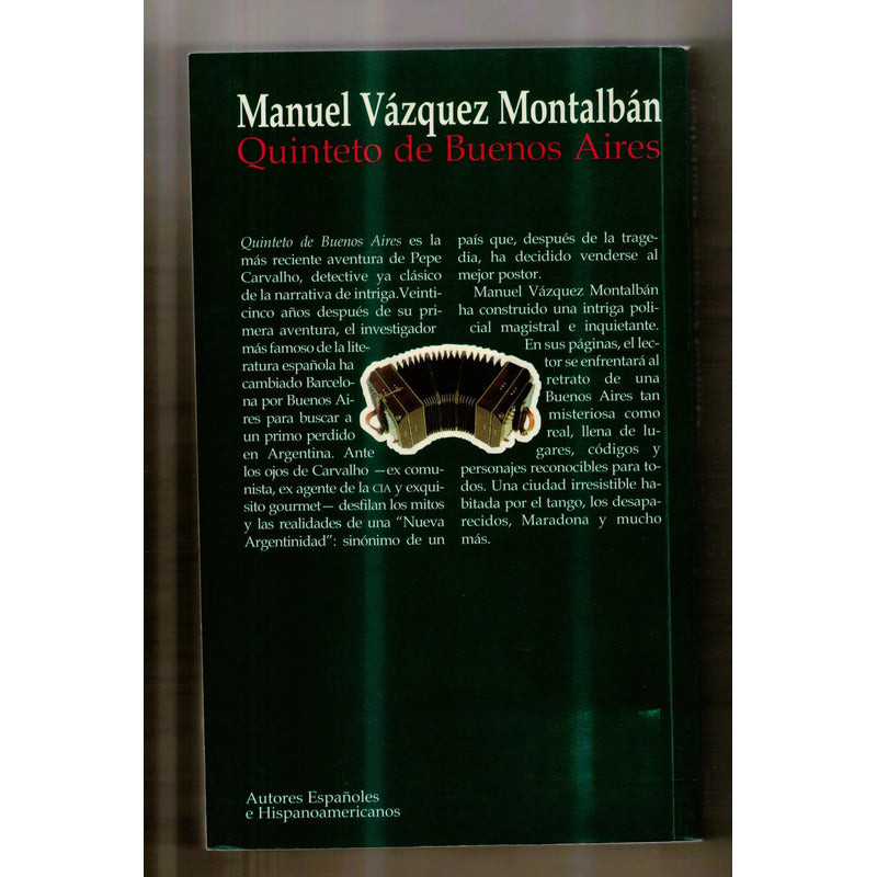 Quinteto De Buenos Aires Manuel Vazquez Montalban Mexico1998