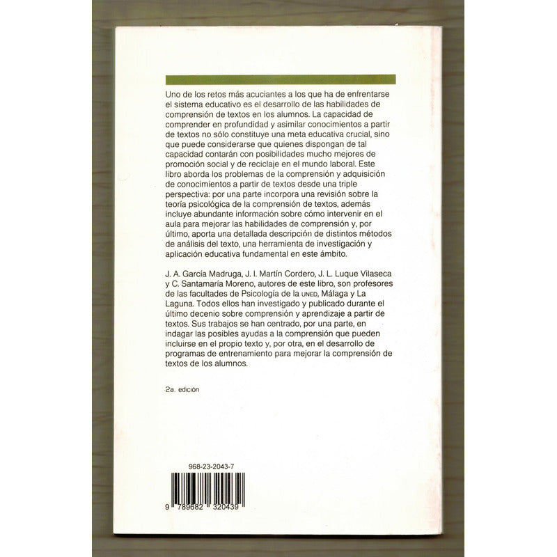 Comprension, Adquisicion De Conocimientos A Partir De Textos