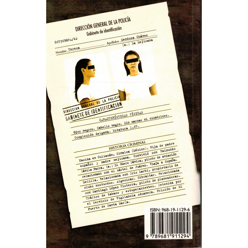 Reina Del Sur. Perez- Reverte, Mexico 2003