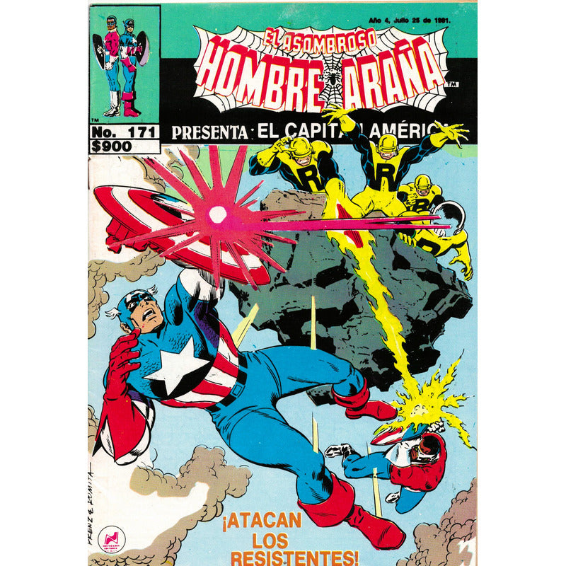 El Asombroso Hombre Araña: Capitan America # 171 Novedades