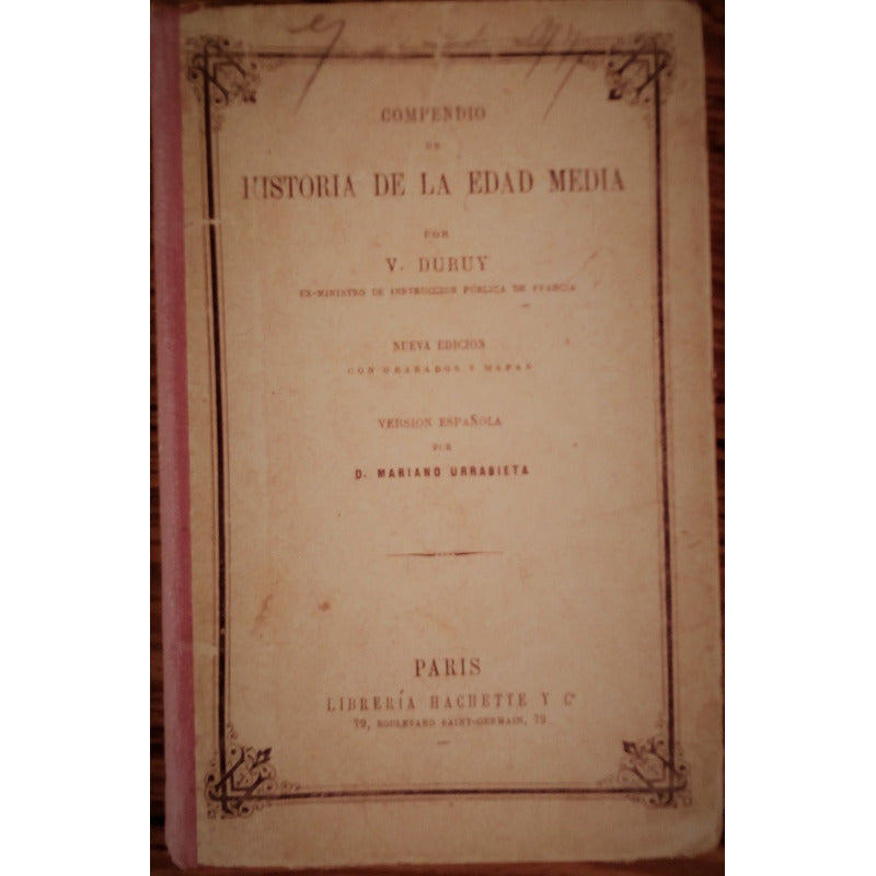Historia_de_la Edad Media. Hachette_ed. Paris 1884