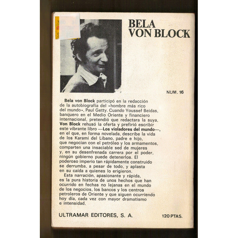 Los Violadores Del Mundo. Bela Von Block, España 1977