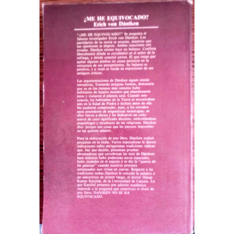 Me He Equivocado? Däniken, Diana Ed., Mexico, 1988