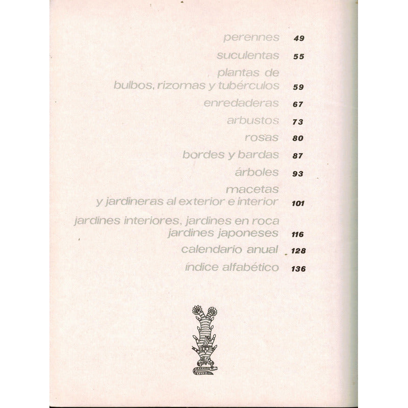 Manual, Jardineria Mexicana. Romo De Roldan, Mexico 1973