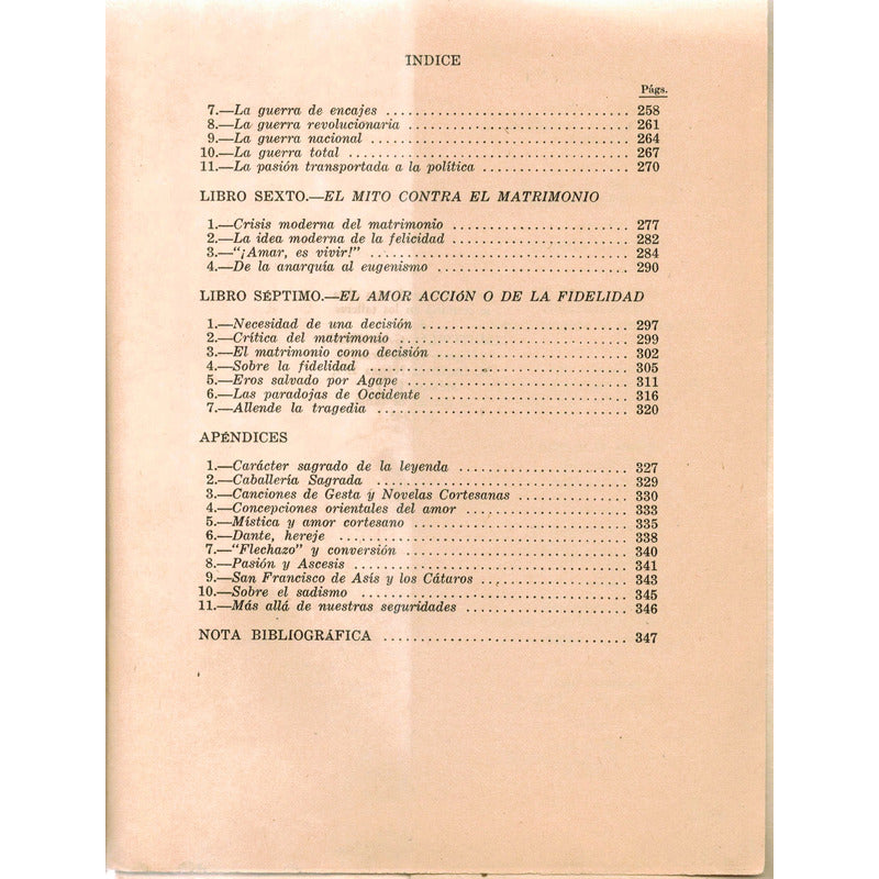 Amor Y Occidente. Denis De Rougemont, 1945 (xirau Trad.)
