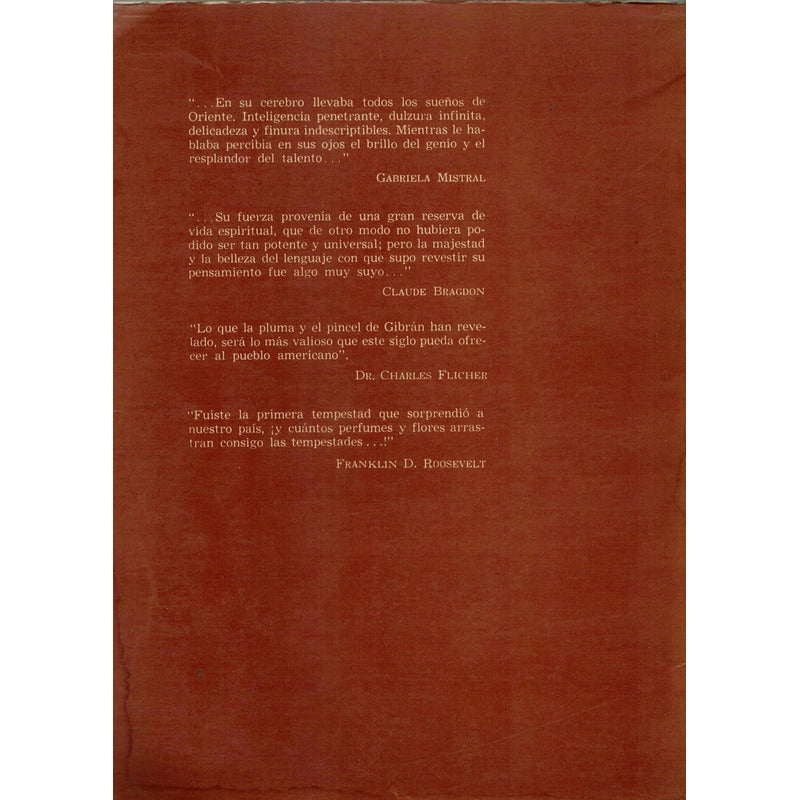 Lagrima Y Sonrisa. Dioses De La Tierra. J Gibran Mexico 1974