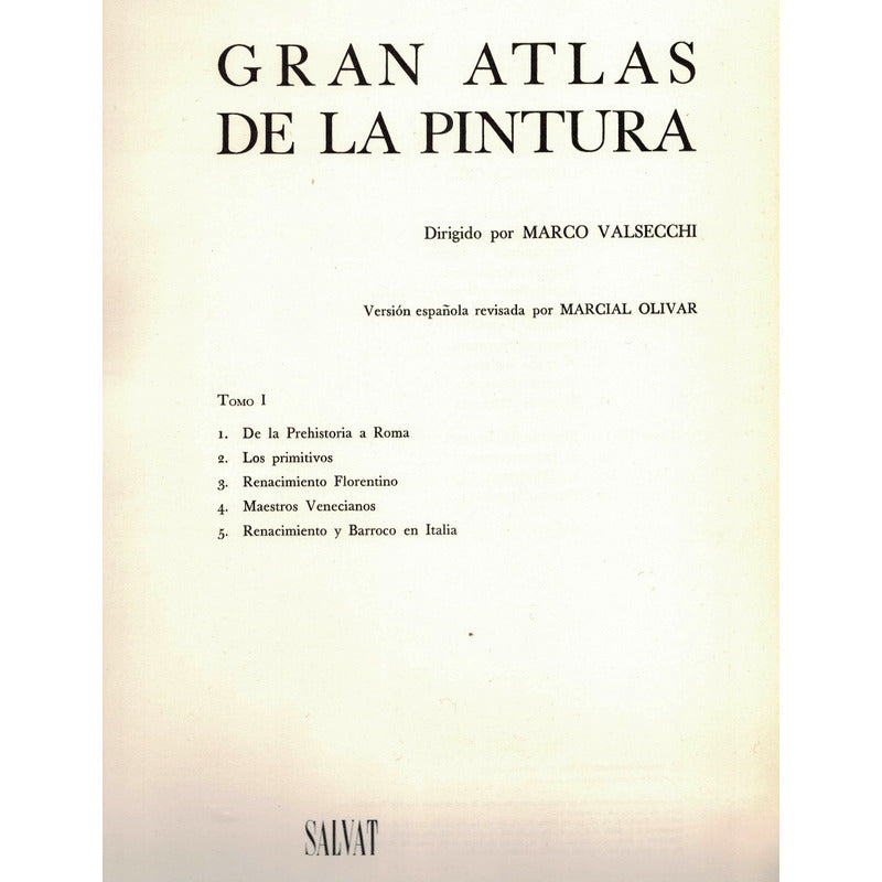 Gran Atlas De Pintura (3vol) Italia 1966 { Gran Formato}