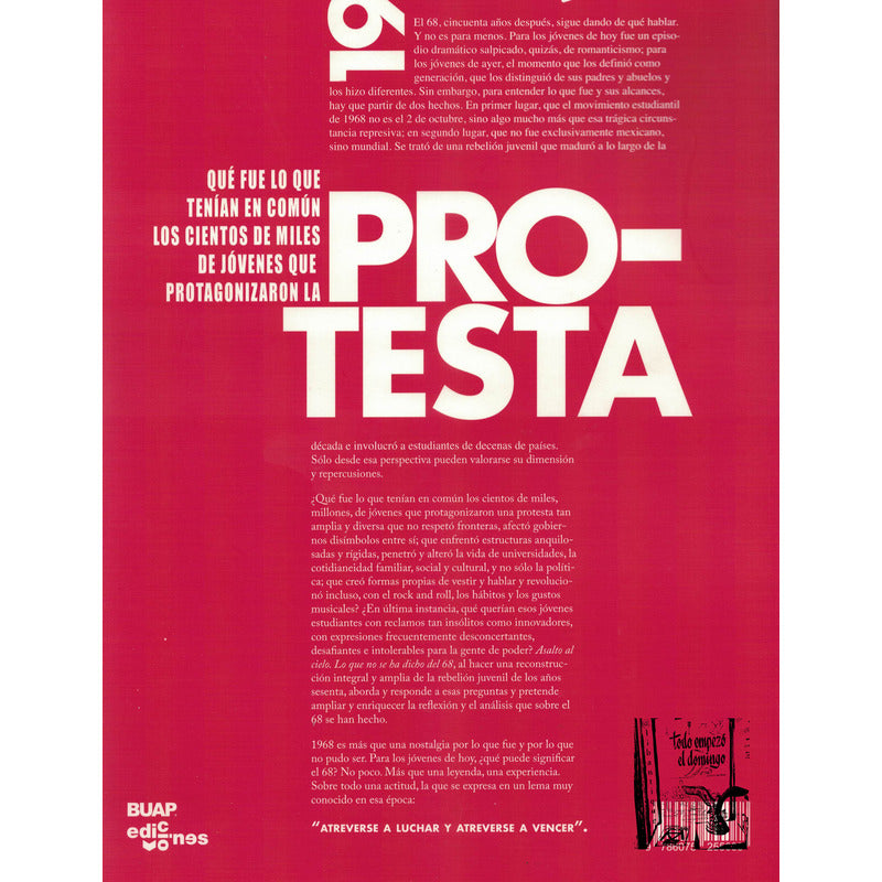 Asalto Al Cielo... El 68. Condes Lara (coord.), Mexico 2018