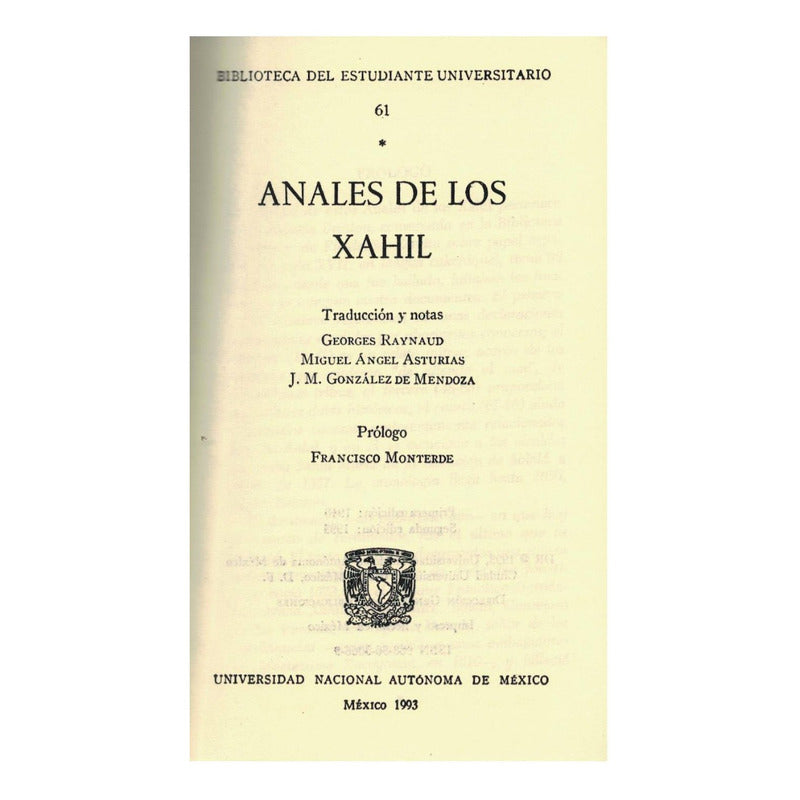 Anales_de_los Xahil. [memorial Tecpan - Atitlan]. Guatemala