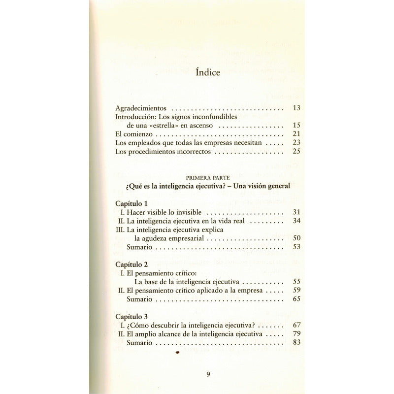 Inteligencia Ejecutiva. Justin Menkes, España 2006