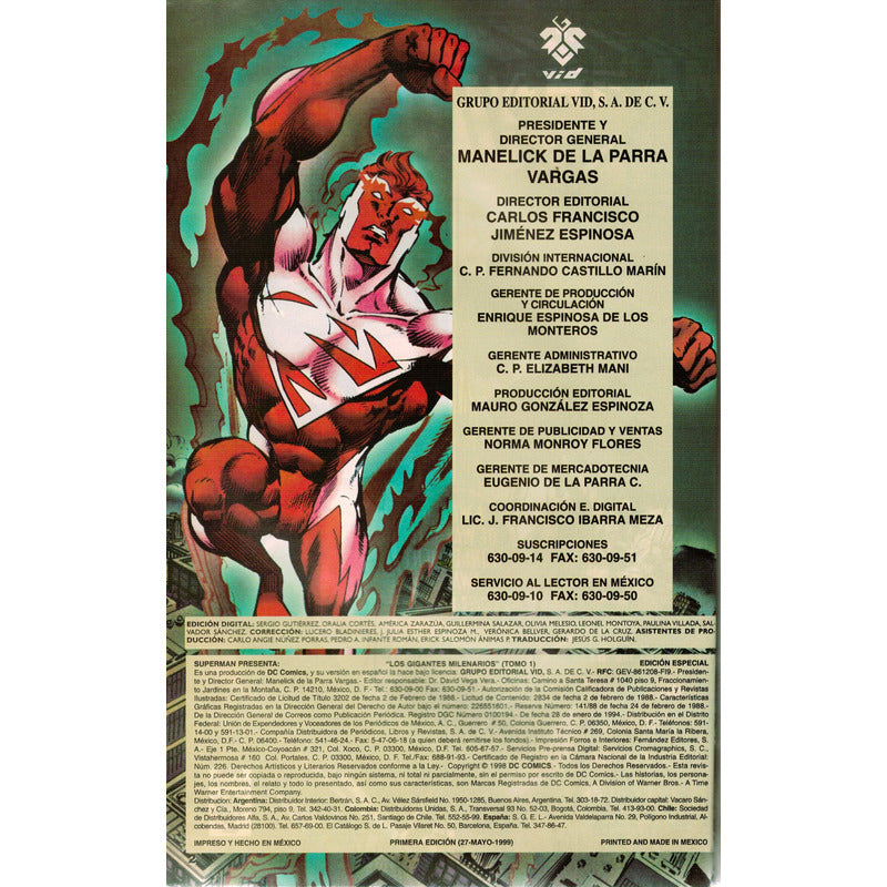 Los Gigantes Milenarios Superman 1 Y 2